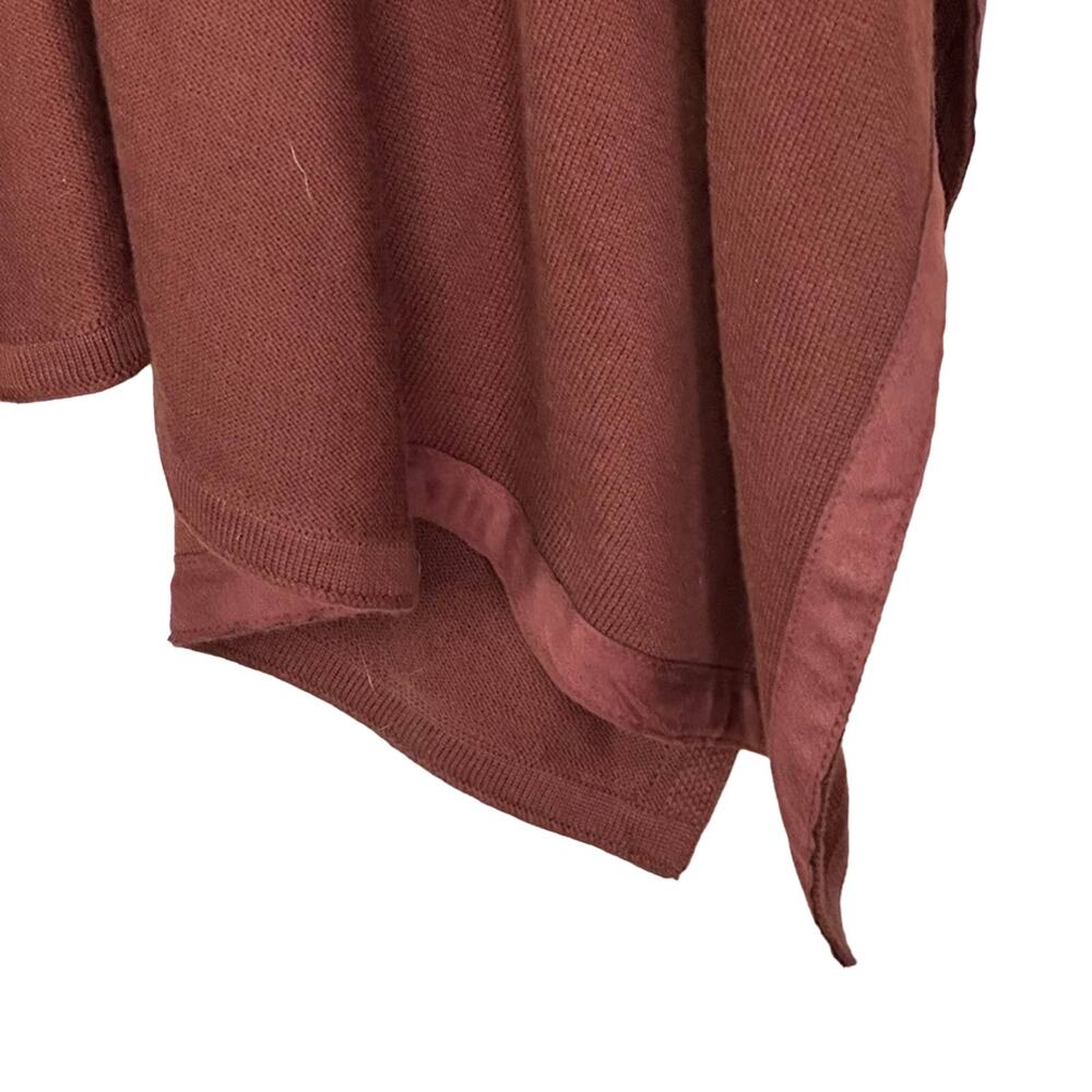 Open Wrap Duster Ruana Rustic Covering - COPPER - Picture 3 of 9
